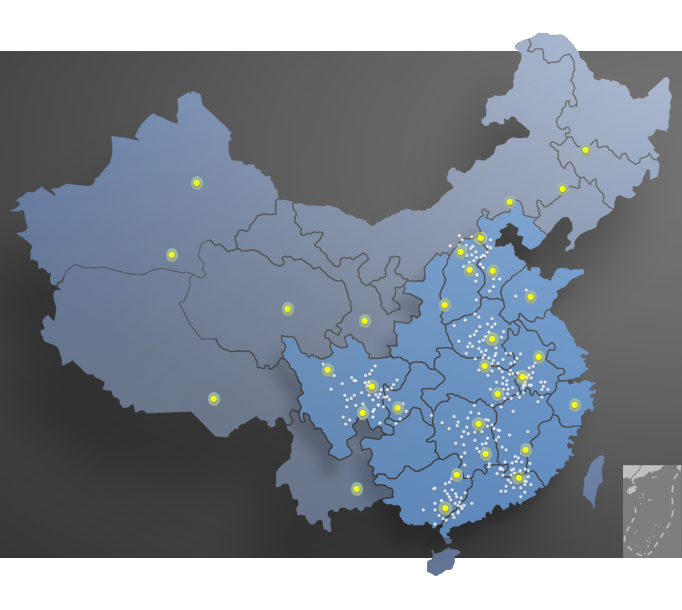 御喜洗车店直营项目地图